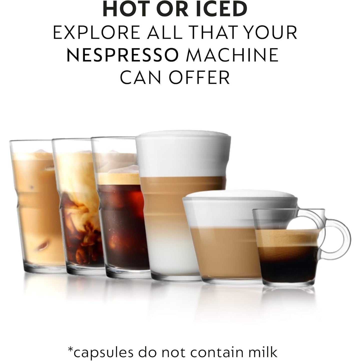 Nespresso Capsules Original Line,  Dark Roast Coffee,50 Count Coffee Pods