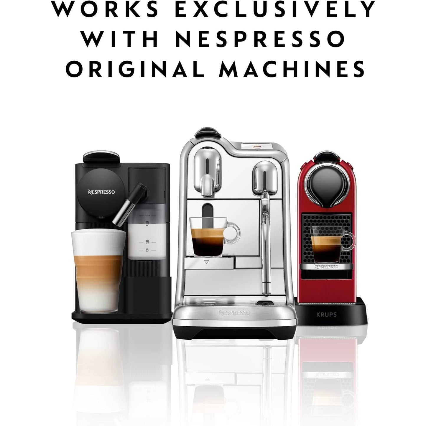 Nespresso Capsules Original Line,  Dark Roast Coffee,50 Count Coffee Pods